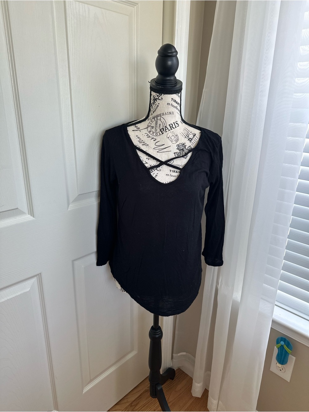 Mudd Black Long Sleeve Dress